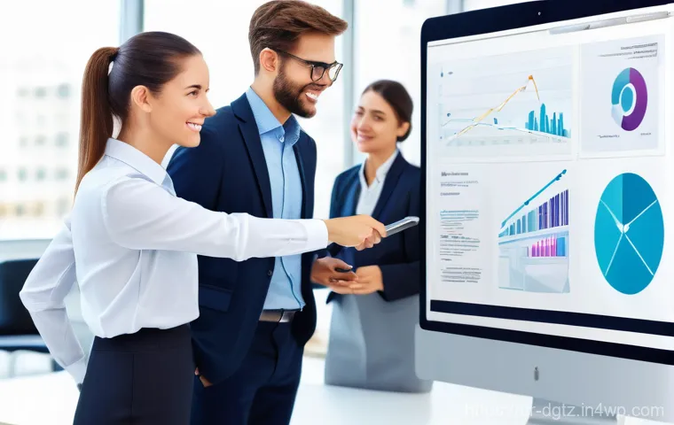 종합적인 네트워킹 전략 수립하기 - **Prompt: Meaningful Professional Connection**
    Two professionals, one male and one female, both ...