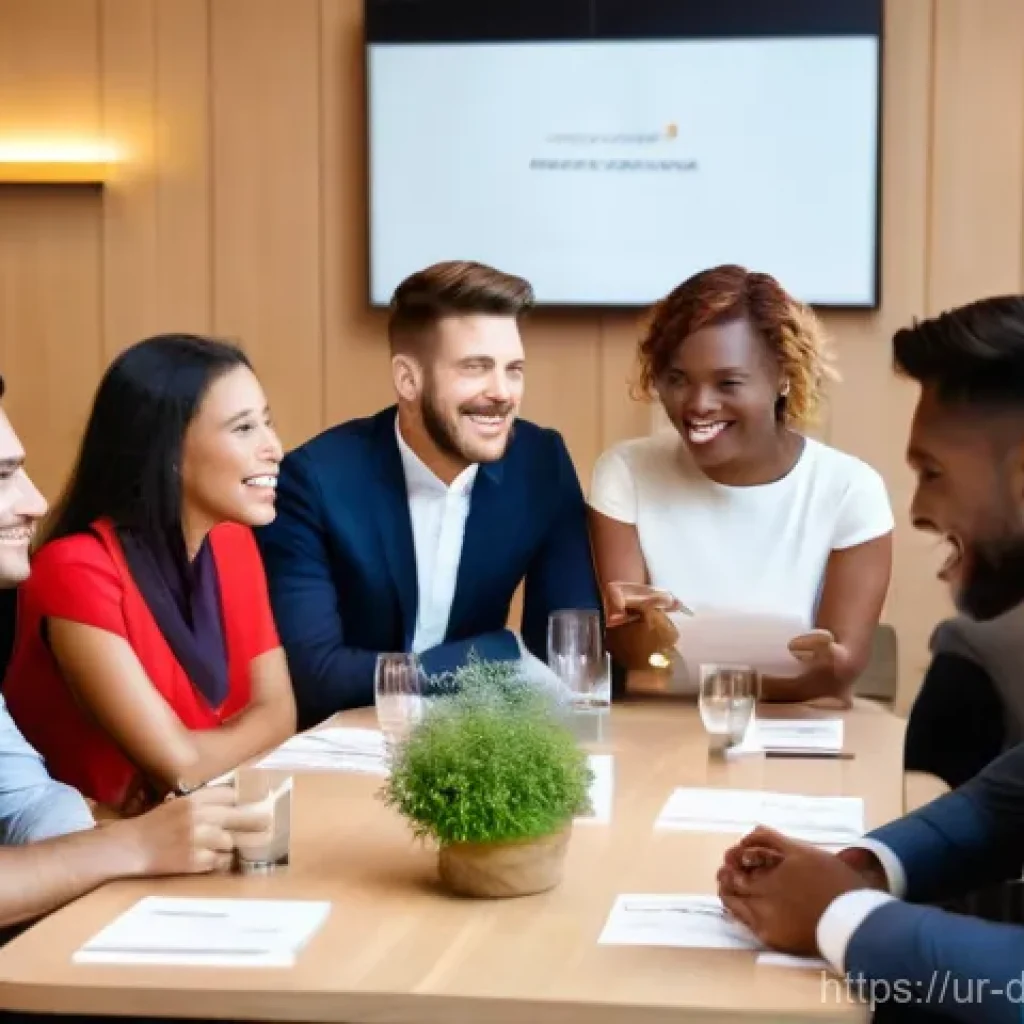 프로페셔널 네트워크 관리의 중요성 - **Professional Networking Event: Collaboration and Connection**
    "A vibrant and diverse group of ...