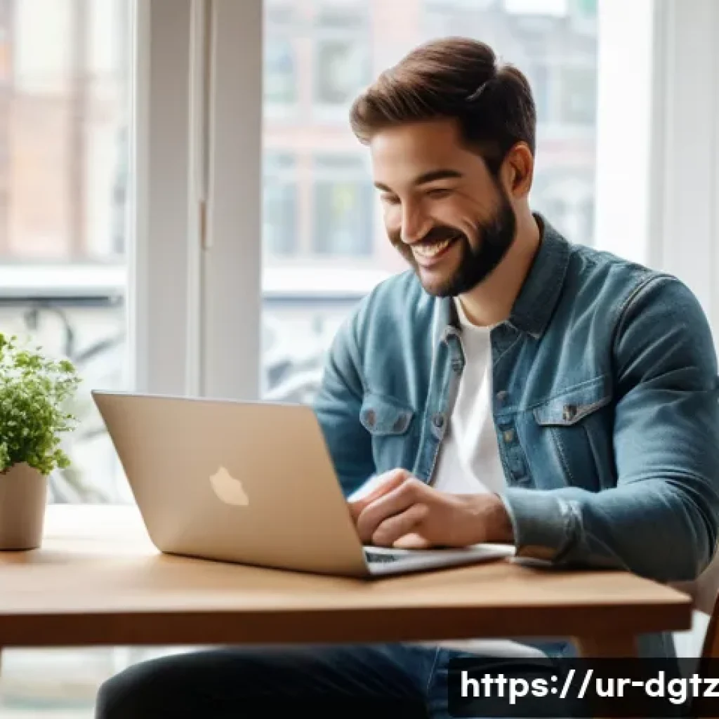 디지털 네트워킹에서의 관계 유지 및 관리 - **Prompt 1: Authentic Digital Connections**
    "A vibrant, medium-shot portrait of a young adult, w...